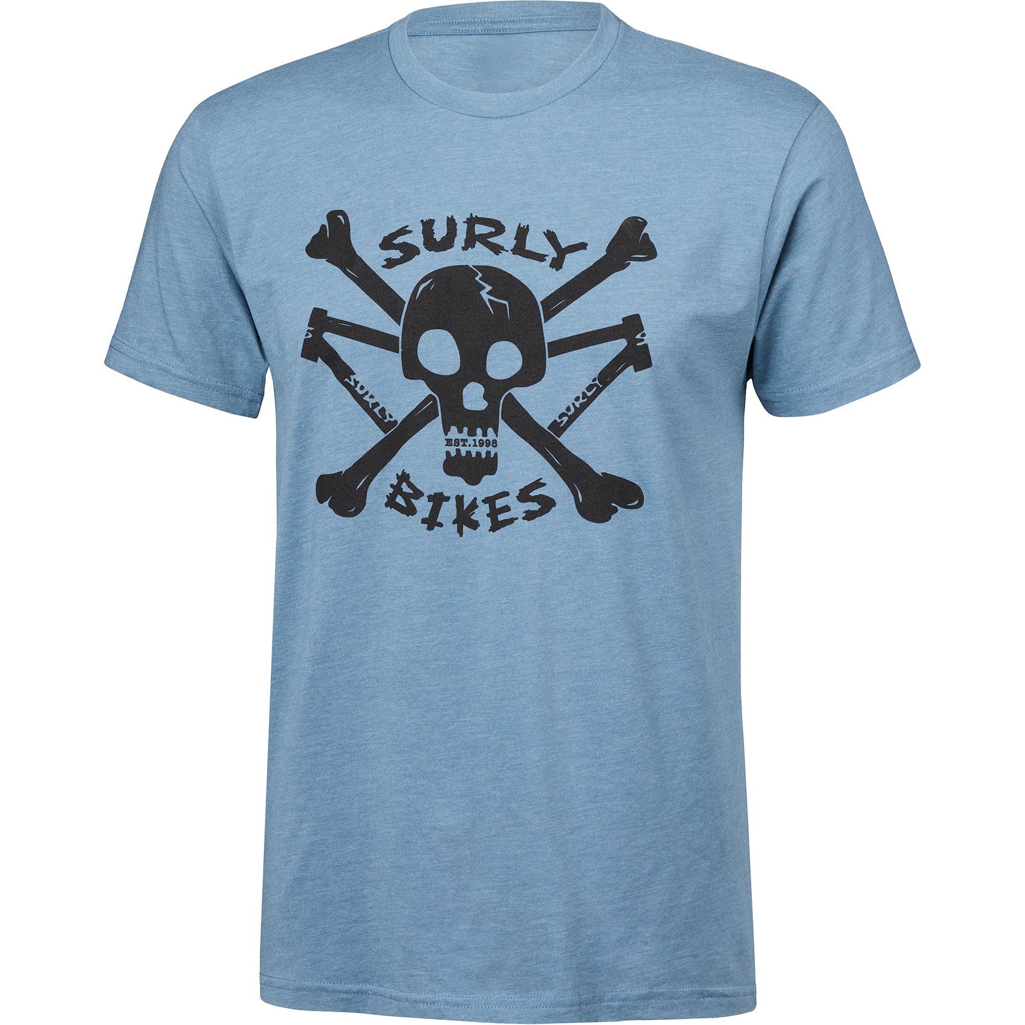 surly-skullet-t-shirt-blue-CL00393-2000px Skullet T-Shirt - Unisex - Image 1